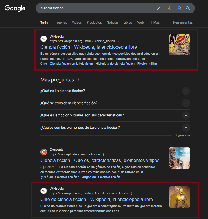 ejemplo canibalización seo